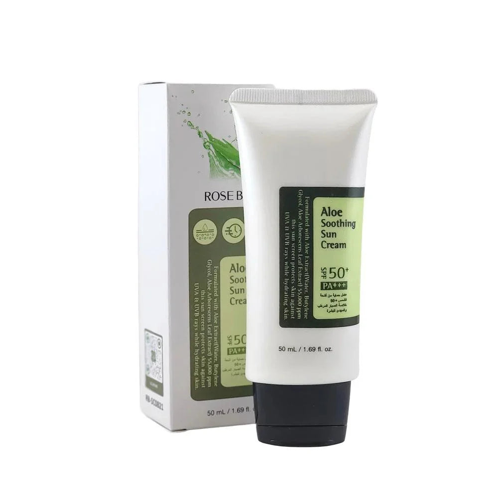 Aloe Soothing Sun Cream Spf50+ Pa+++ Rose Cosmetics