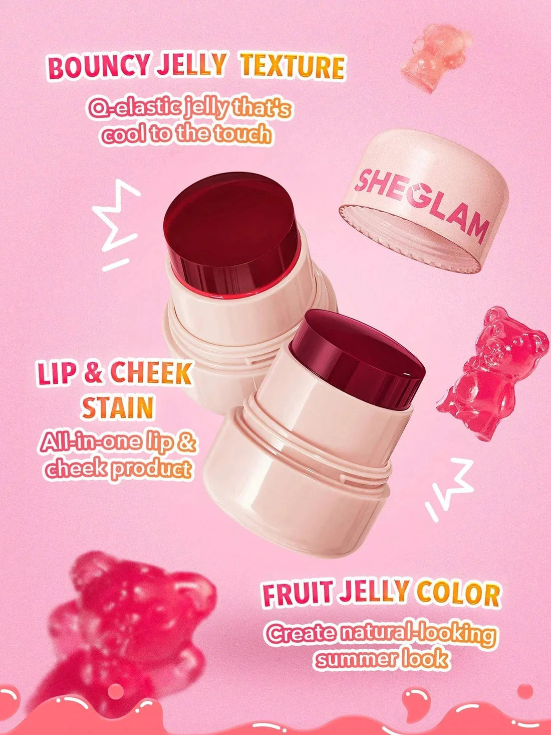 Sheglam Jelly Tint -Licious Rose Cosmetics