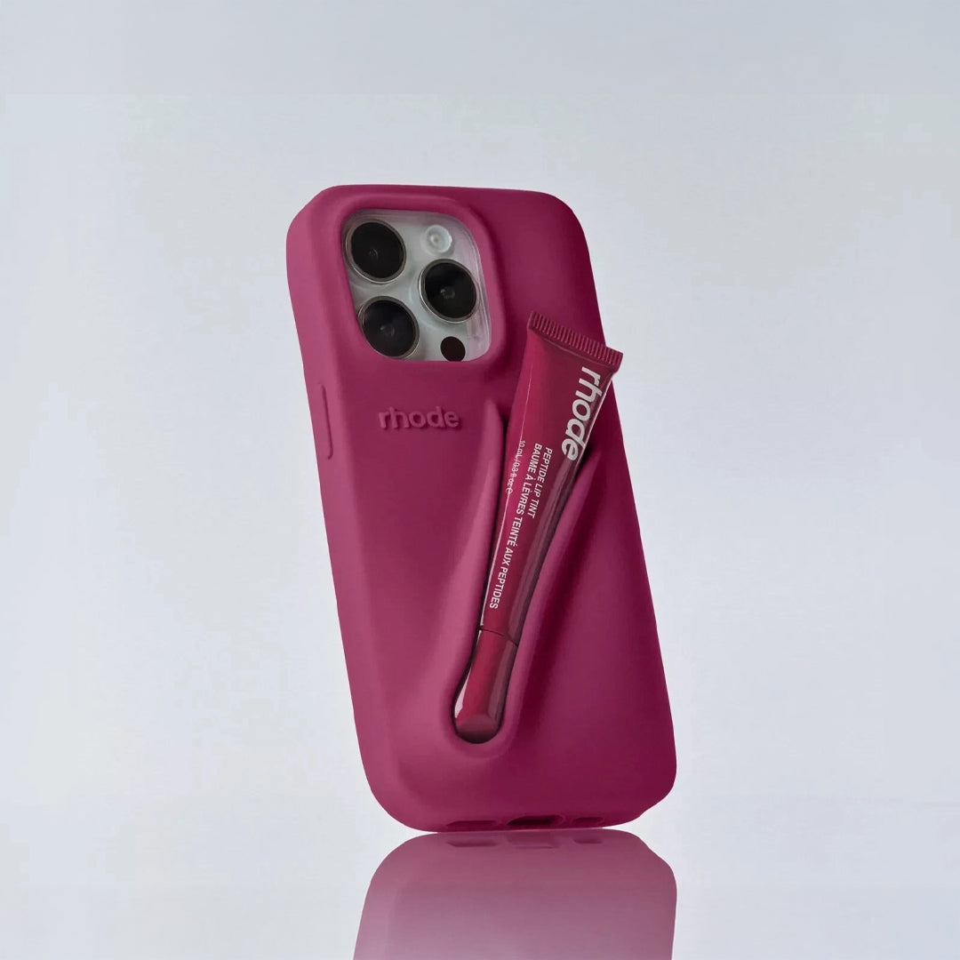 Rhode lip gloss + IPH 16 PRO MAX Case Rose Cosmetics