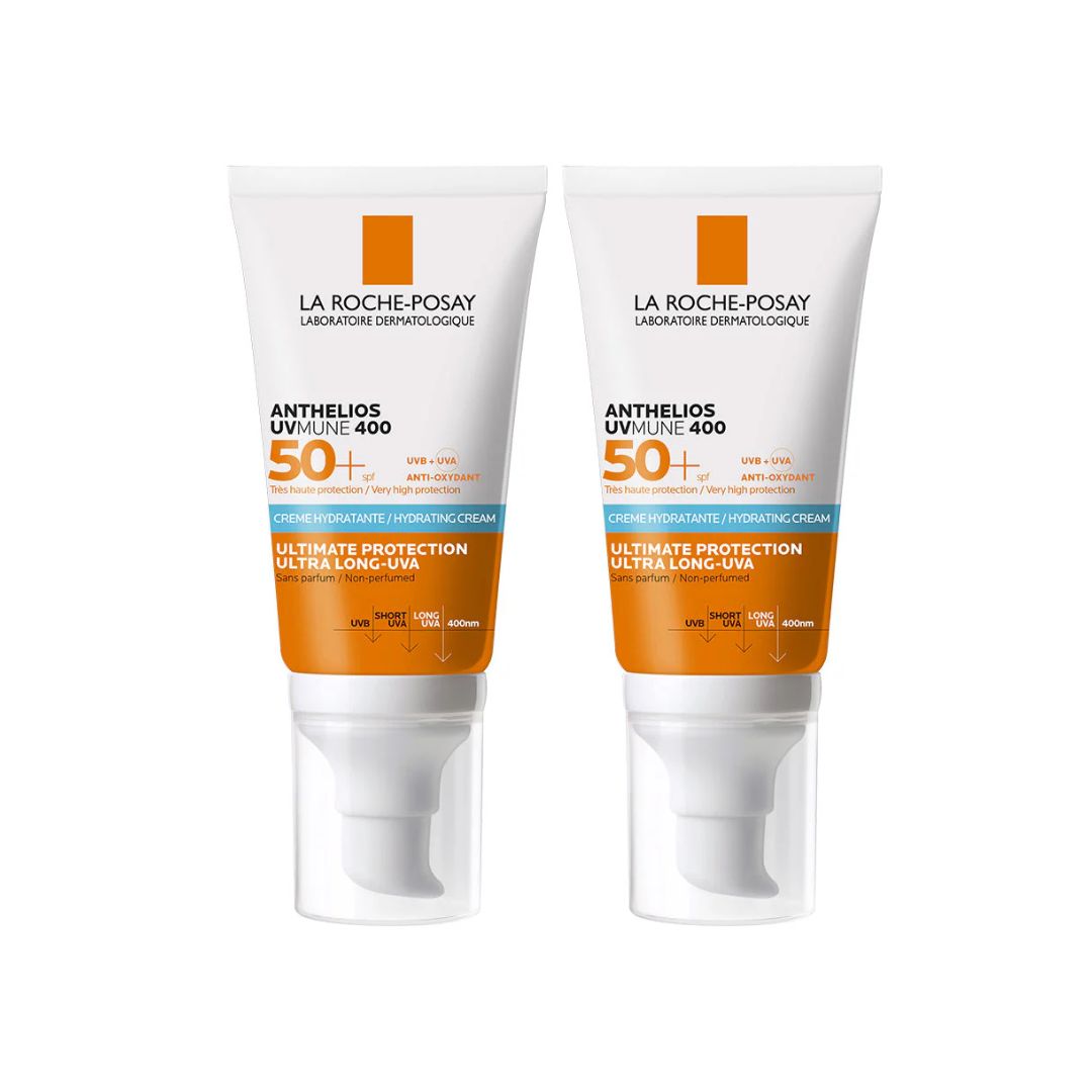 ( 2 pieces Offer ) La Roche-Posay Anthelios Shaka UVMUNE Oil Control Fluid SPF50+ 50Ml Rose Cosmetics