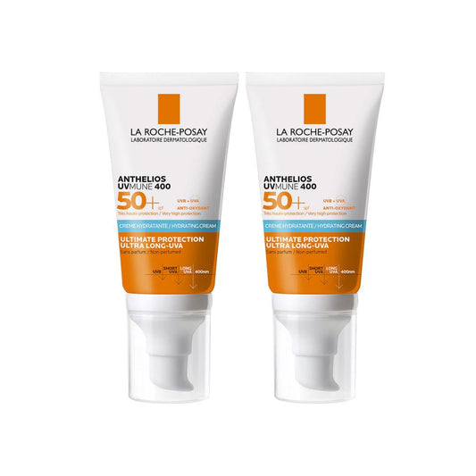 ( 2 pieces Offer ) La Roche-Posay Anthelios Shaka UVMUNE Oil Control Fluid SPF50+ 50Ml Rose Cosmetics