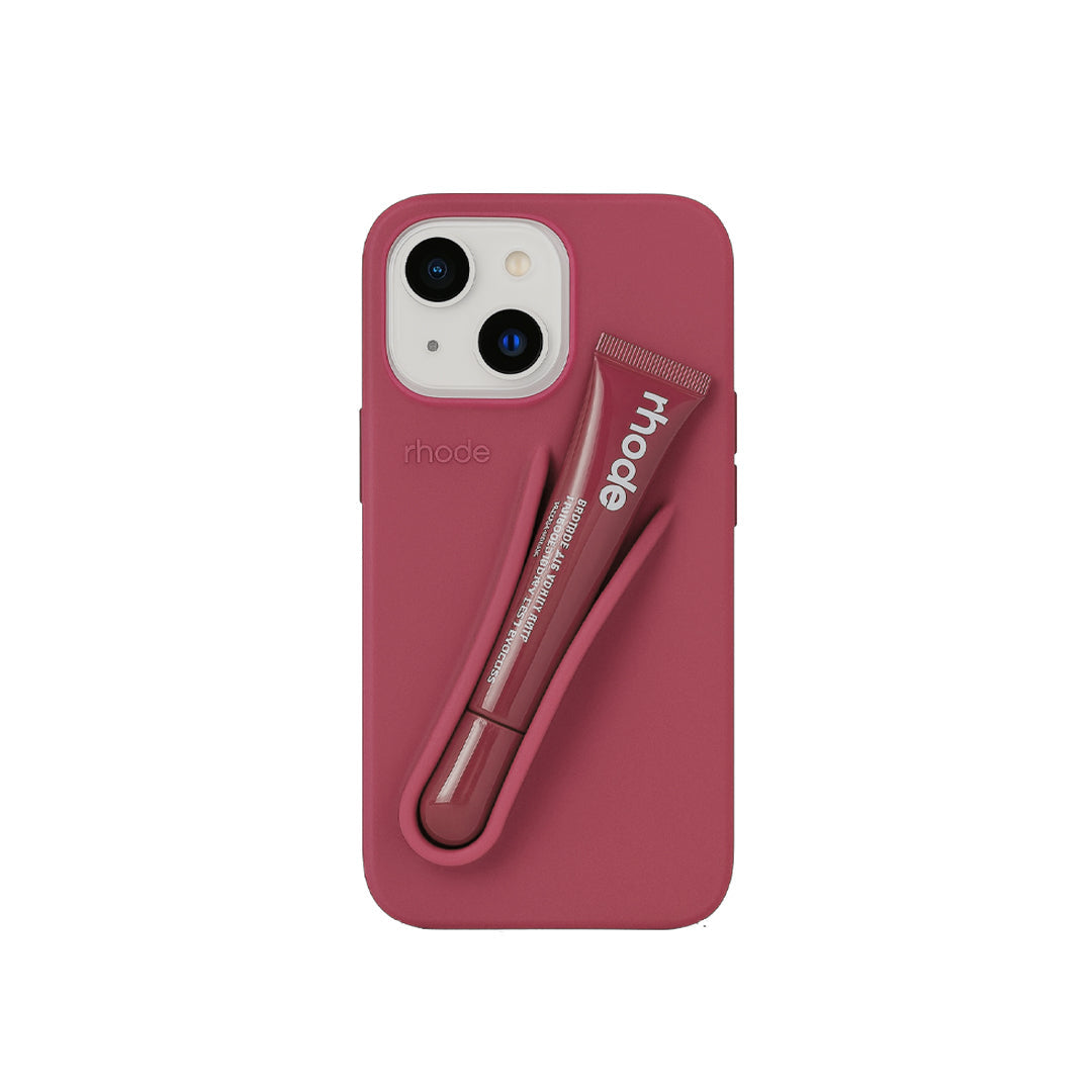Rhode lip gloss + IPH 13 Case Rose Cosmetics