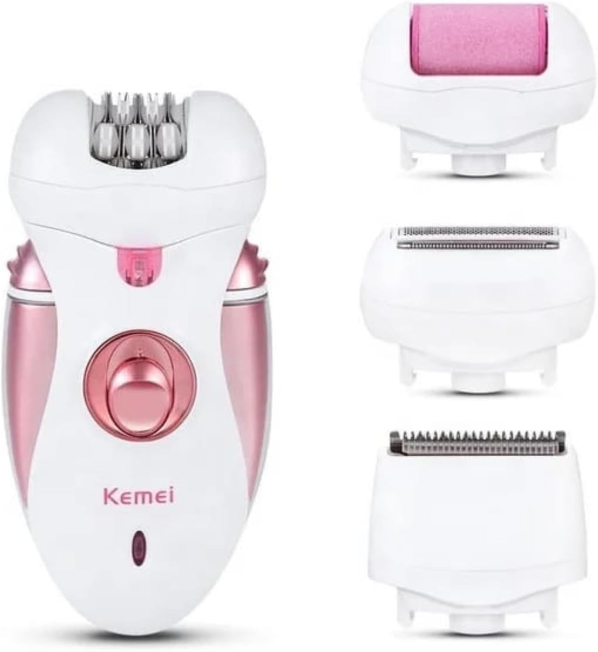 Kemei 4 in 1 Beauty Tools Kit Rose Cosmetics
