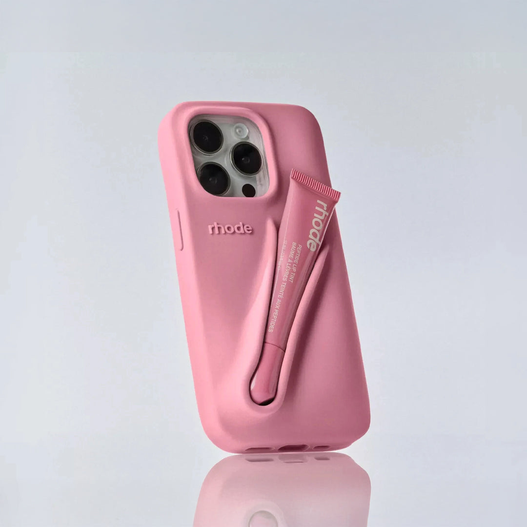 Rhode lip gloss + IPH 16 PRO MAX Case Rose Cosmetics