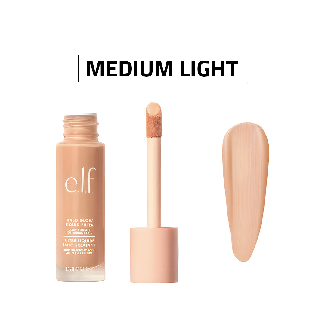 elf Halo Glow liquid filter Rose Cosmetics