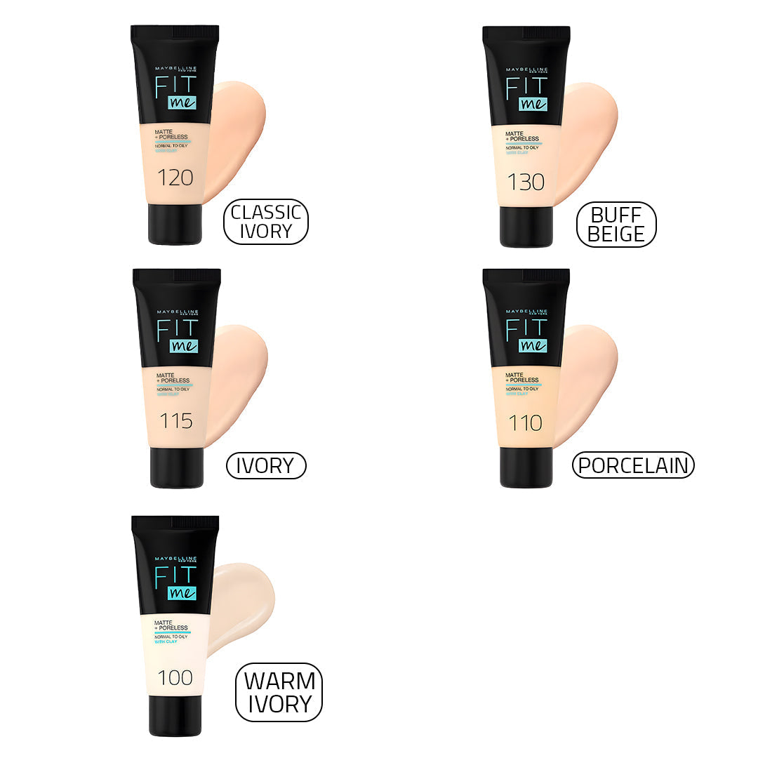 Maybelline foundation Fit Me Matte + Poreless Jasmine Beauty