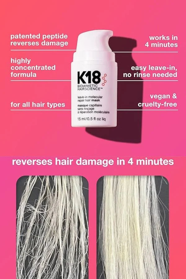 K18 Leave-In Molecular Repair Hair Mask 50ml