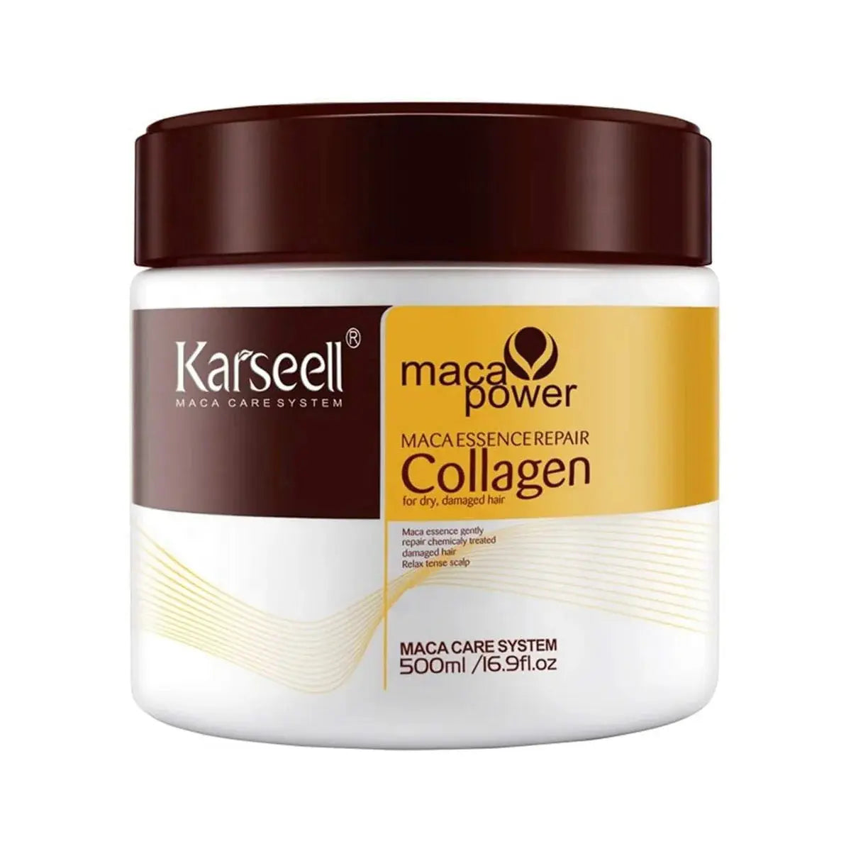 Karseell Maca power Essence Repair Collagen Hair Mask Rose Cosmetics