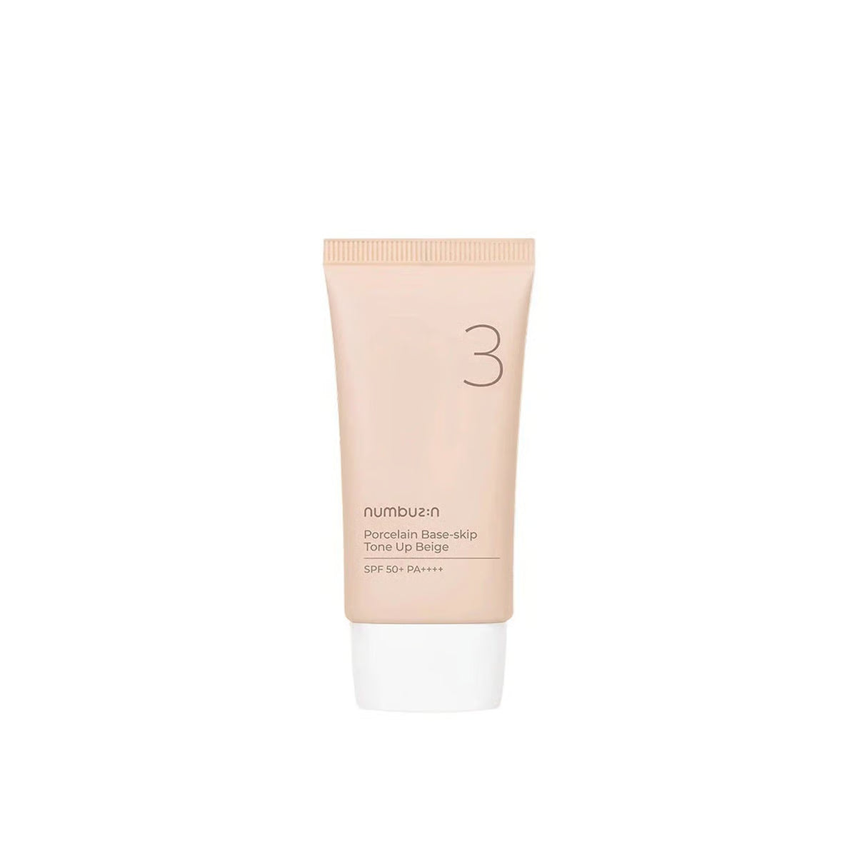 Numbuzin No.3 Porcelain Base-Skip Tone Up Beige SPF50+ Rose Cosmetics